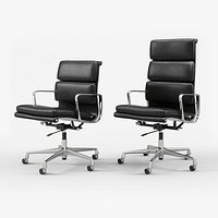 Vitra Charles & Ray Eames Soft Pad Chairs EA 217 & EA 219