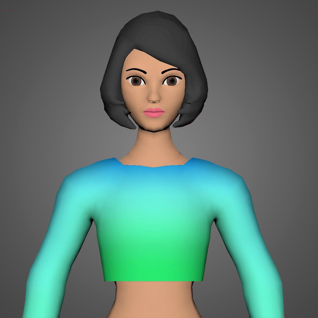 3D Female Characters - TurboSquid 1664050