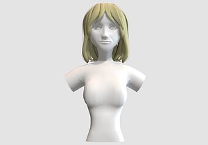 Ordinary Female Hairstyle 3D model