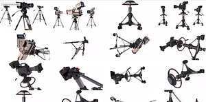 3D TV Studio Camera collection model