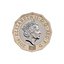 3D new british pound coin