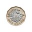 3D new british pound coin