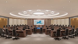 3D model conference hall