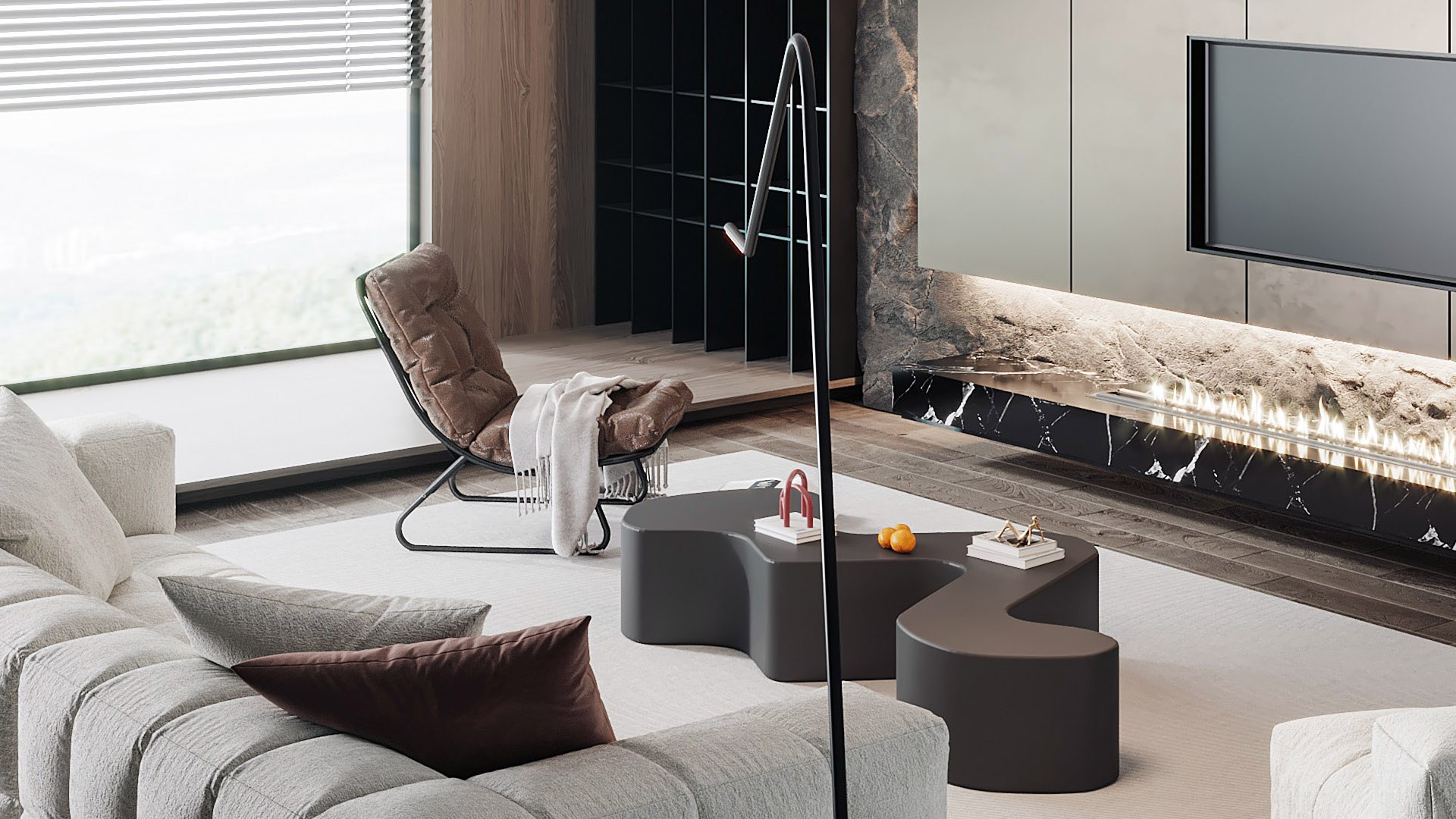 3D Modern Living Room Model - TurboSquid 2102006