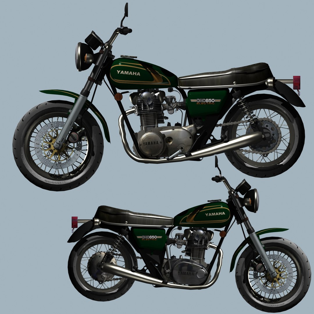 Yamaha Xs 650 3D Model - TurboSquid 1397366