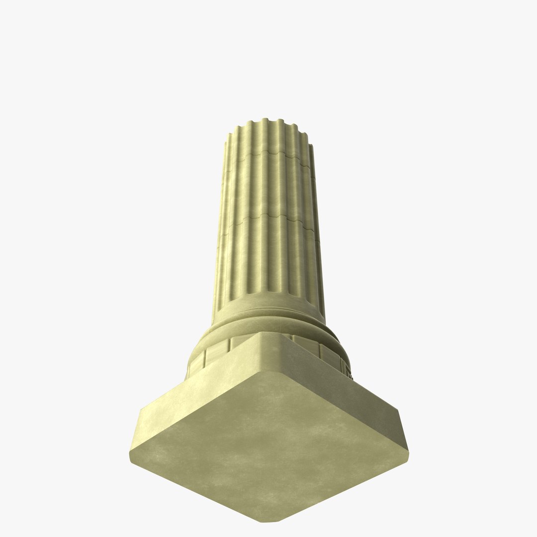 Cartoon Column 3D - TurboSquid 2327433