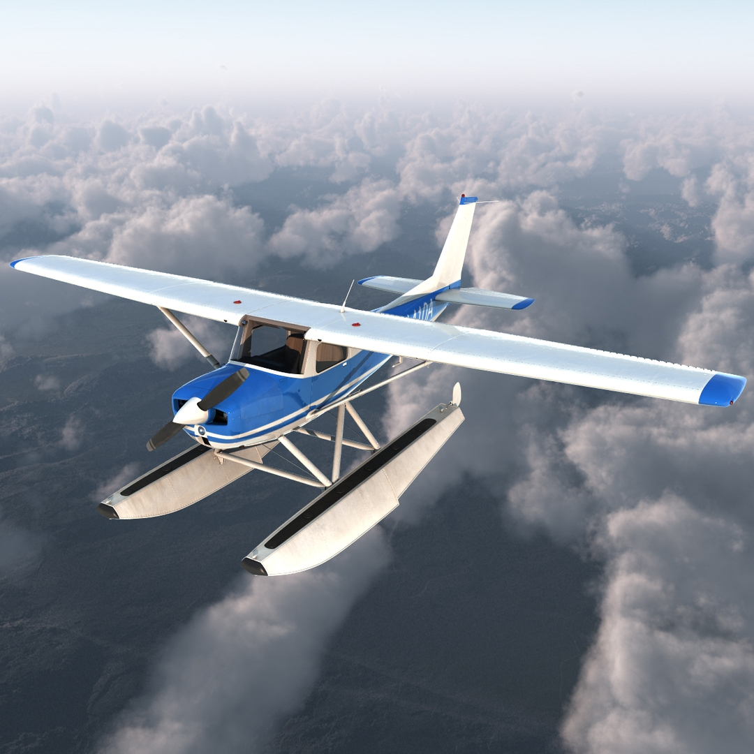 max cessna 150 seaplane rigged