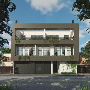 Modern Townhouse 3D model