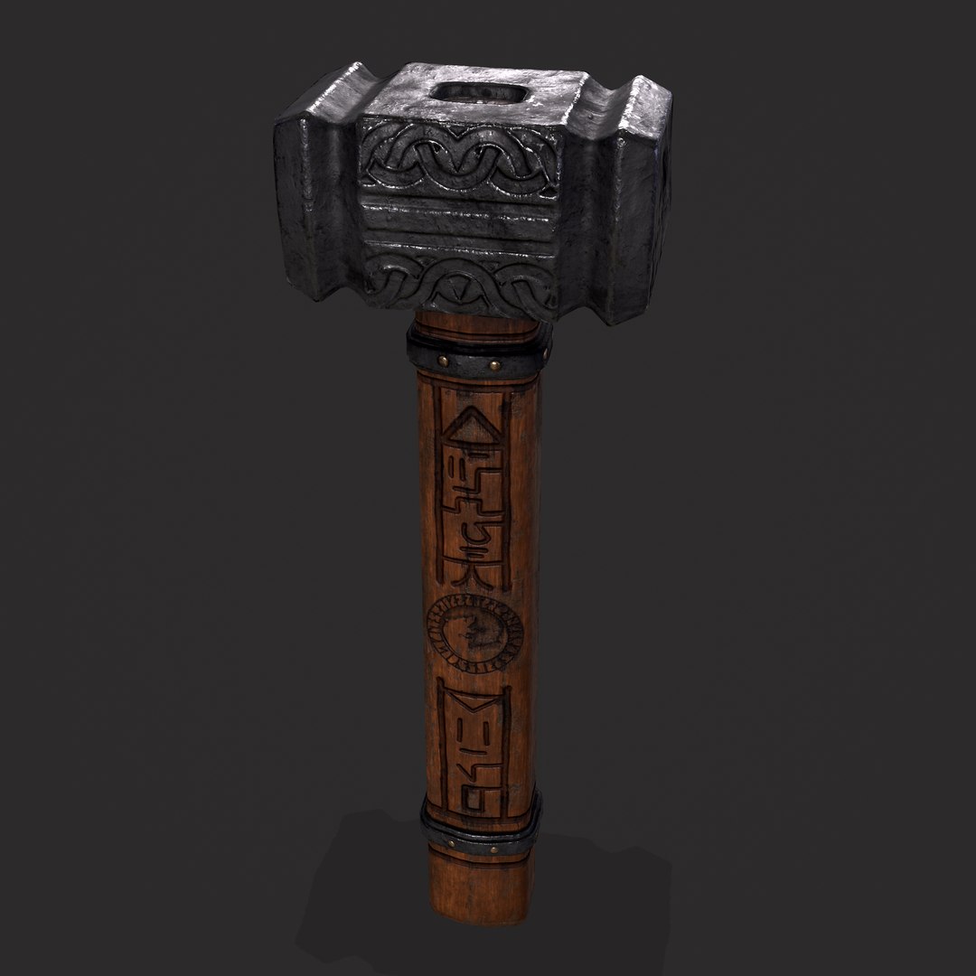 Viking Wolf Hammer 3D - TurboSquid 1842229