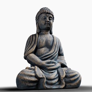 Buddha Photorealistic PBR Low-poly