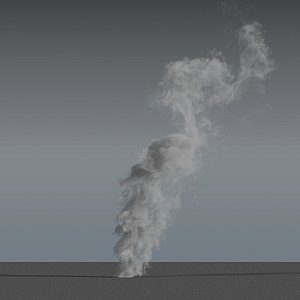 smoke rising 05 3D model