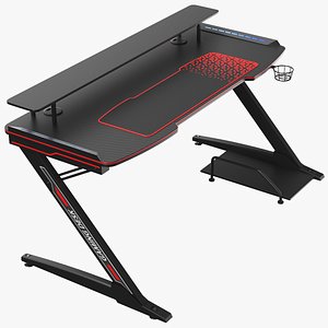 Detailed Gaming Desk