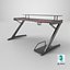 Detailed Gaming Desk