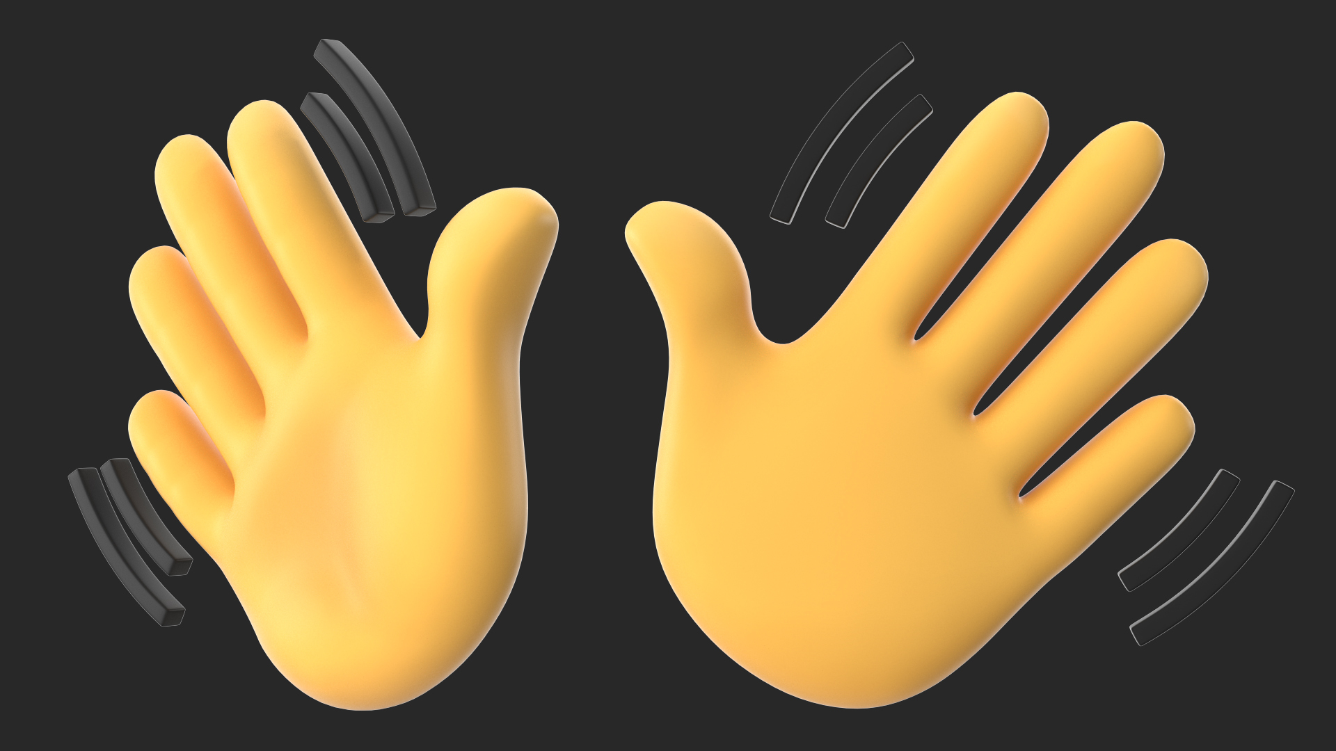 3d Emoji hand