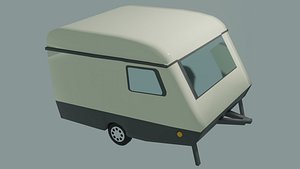 Sun shades and caravan OBJ and BLEND