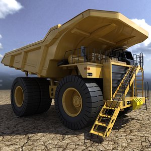 3d mining truck model