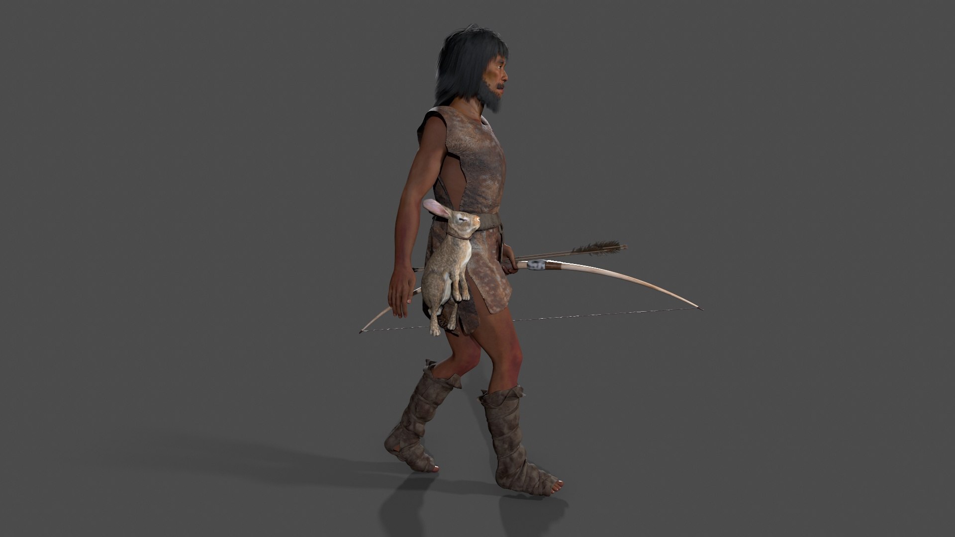 African Hunter Model - TurboSquid 2195855