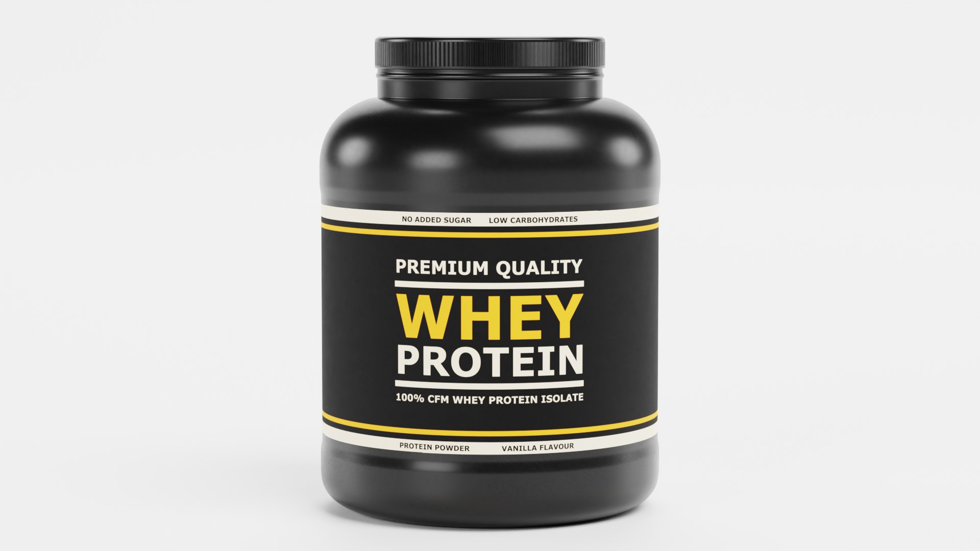 Whey Protein 3D Model - TurboSquid 2082119