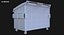 3d model of recycling dumpster