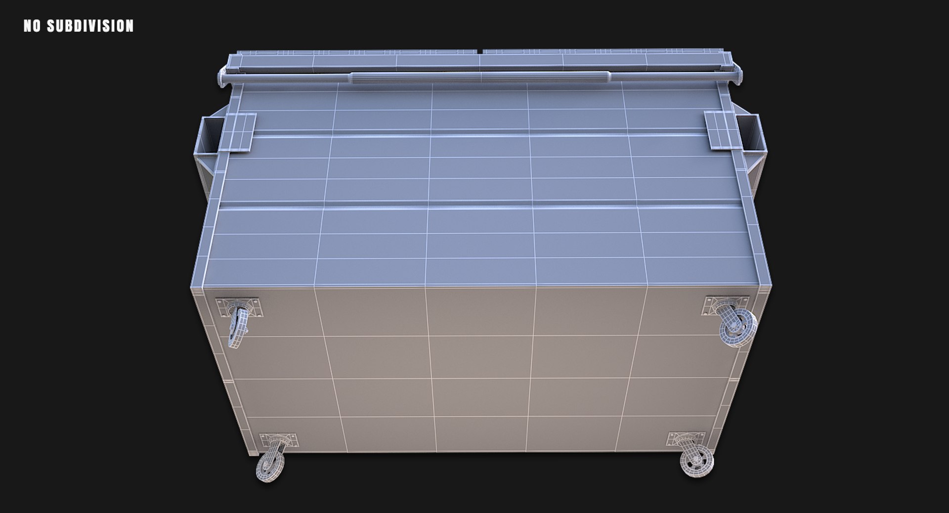 3d model of recycling dumpster https://p.turbosquid.com/ts-thumb/jm/FGAIcz/8FXAfIma/wire004subd0/png/1479944705/1920x1080/fit_q87/54bd295911c236c5a20946f5540722cf1ce8d4e1/wire004subd0.jpg