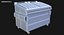 3d model of recycling dumpster