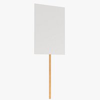Handheld protest sign