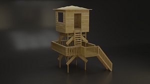 3D Lifeguard Hut