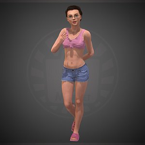3D character people human model
