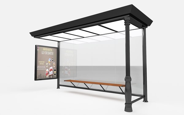 3D bus station model - TurboSquid 1436364
