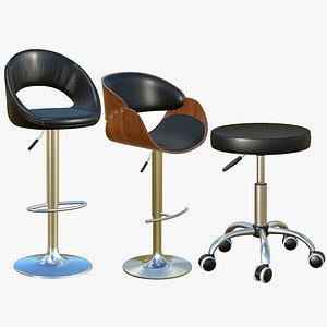 3D model Bar Stool Chair V51