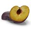 Plum Half 3D Model