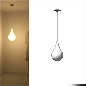 suspended ceiling lamp 3d model