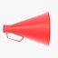 3D acoustic megaphone 2 model