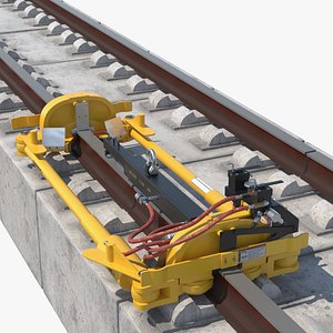 Enerpac Rail Puller Mounted on Track