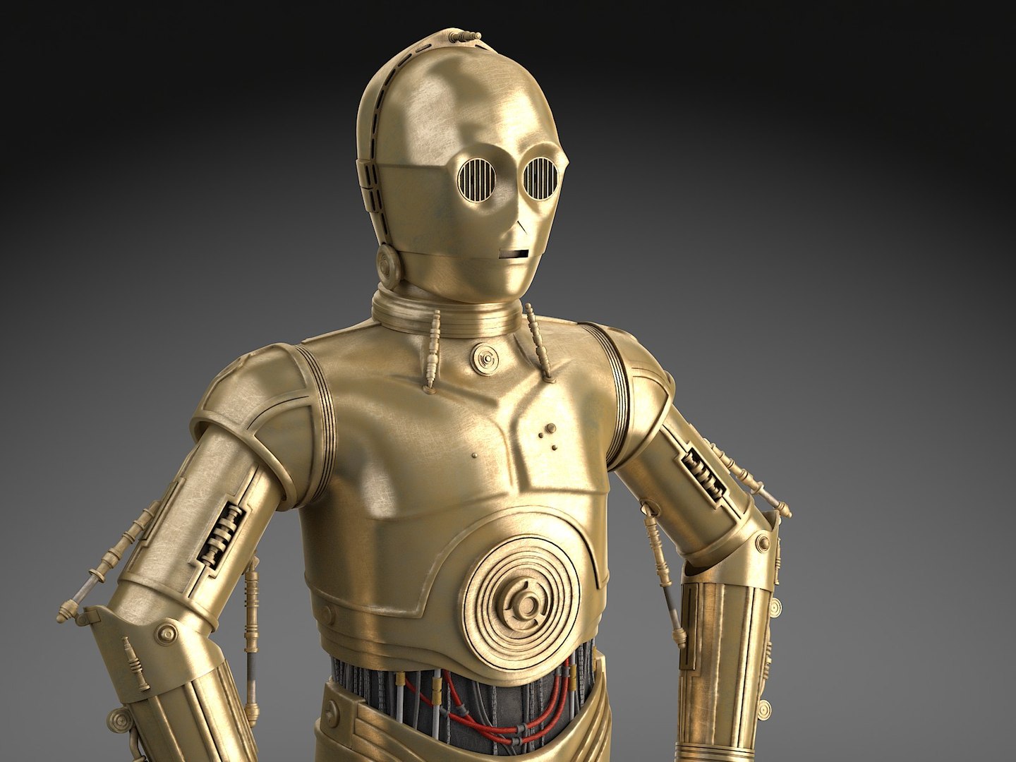 3d Star Wars Droid Model