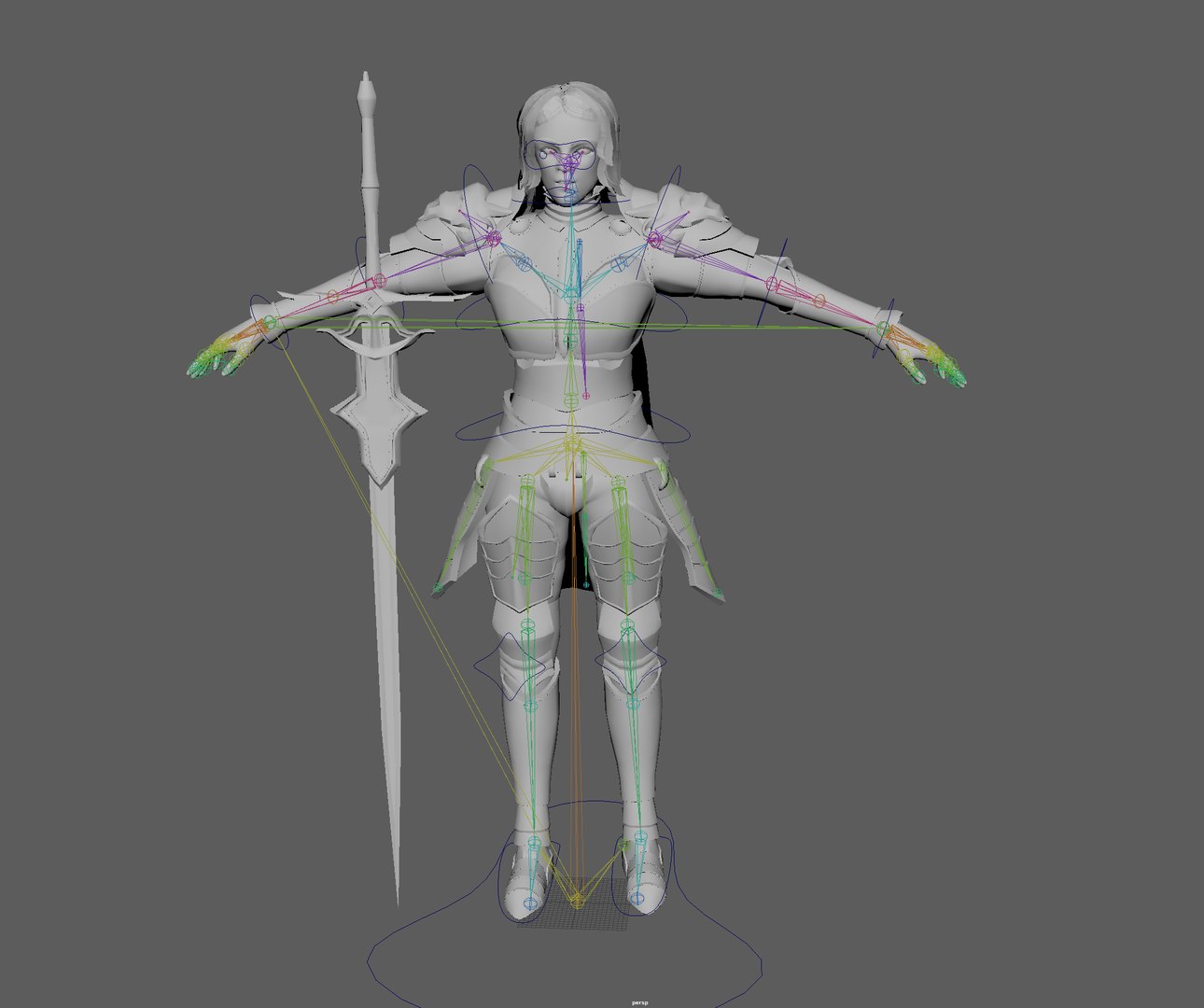 3D Model Rigged Knight - TurboSquid 1629146