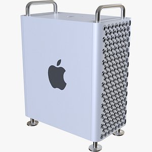 3D apple mac pro model