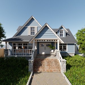 Modular Classic Style American House 12