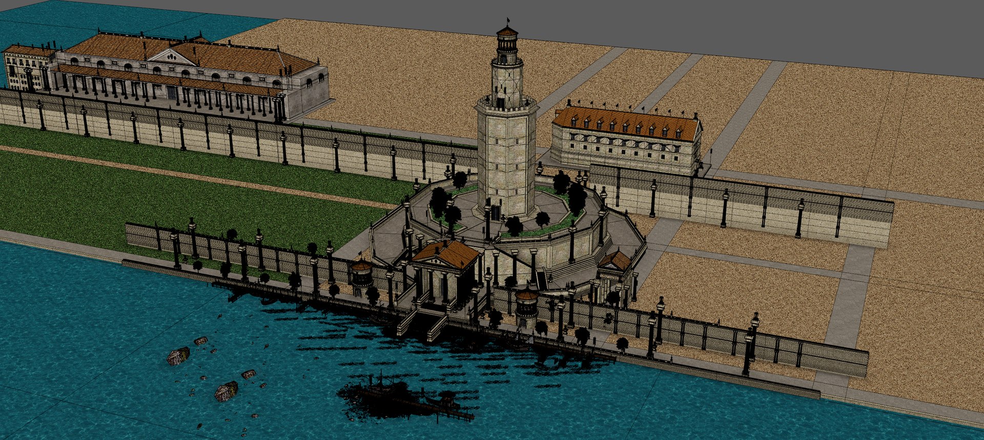 Caesarea Lighthouse environment 3D model https://p.turbosquid.com/ts-thumb/jm/e81aGw/hP/cesarea_light10/jpg/1735389936/1920x1080/fit_q87/c3542201de81c06f868cb33dd4d534222b721b8c/cesarea_light10.jpg