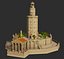 Caesarea Lighthouse environment