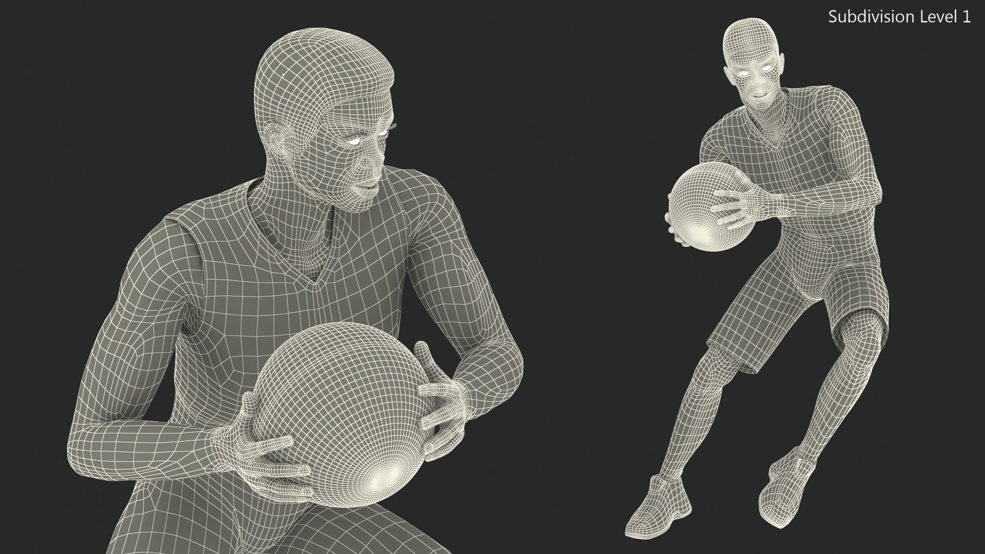 Pose T del jugador de baloncesto adolescente de piel clara Modelo 3D $159 -  .3ds .blend .c4d .fbx .max .ma .lxo .obj - Free3D