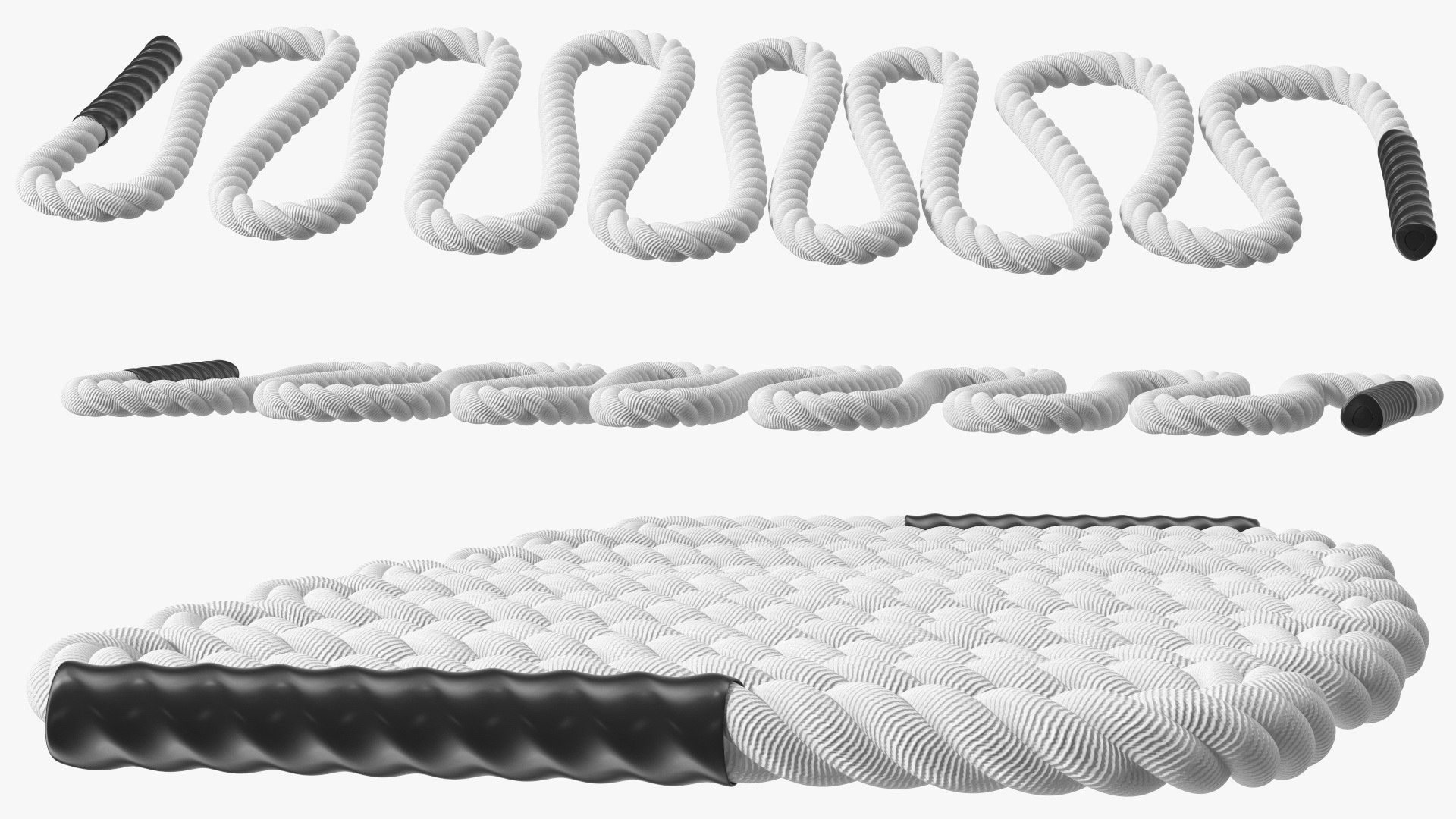 3D Workout Battle Rope Model - TurboSquid 1778352