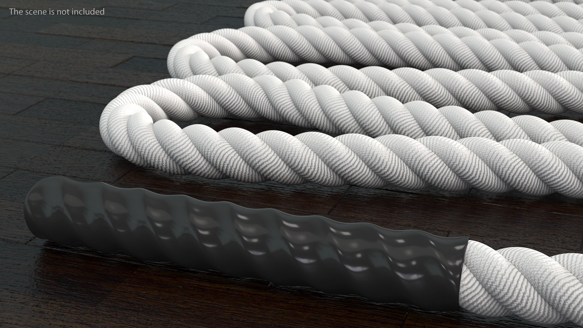 3D Workout Battle Rope Model - TurboSquid 1778352