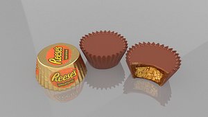 3D model reese s choclate