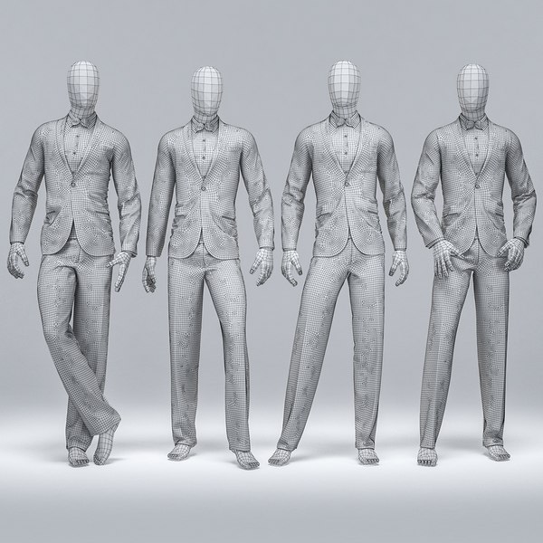 3D male suit | 1143781 | TurboSquid