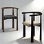 3D Modern Upholstered Dining Chair Designer Accent Chair 3D Model