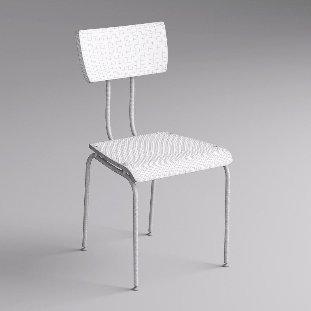 Kitchen Chair 005 3D Model - TurboSquid 2403212