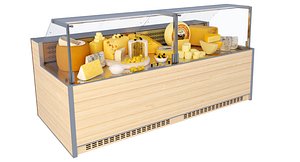 showcase cheese 3D model