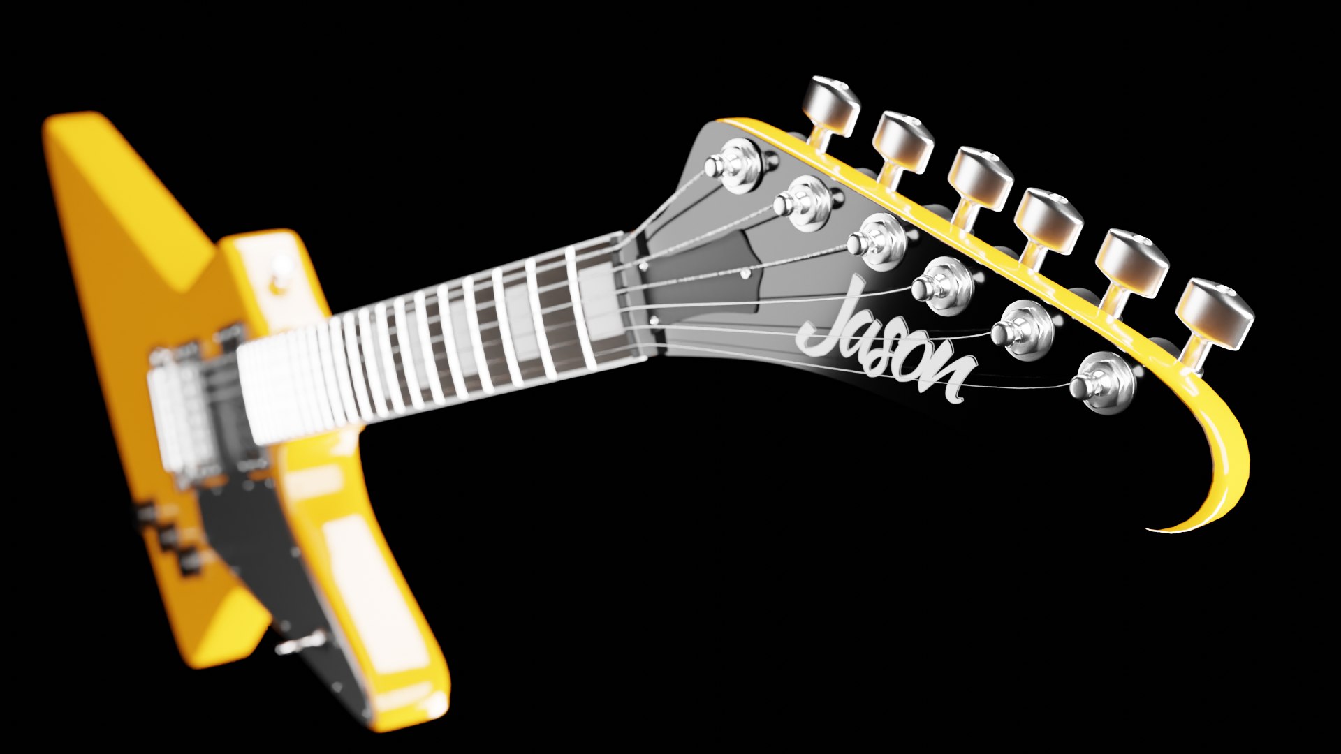 Explorer Style Guitar 3d Model - Turbosquid 1840662