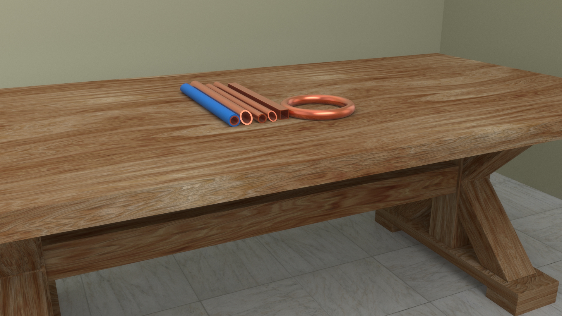 3D Copper Tubing Model - TurboSquid 2325024
